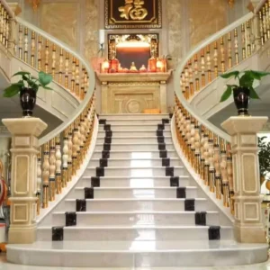 Stair Handrail Railing Aluminum Marble Pillars Handrail Railing Design