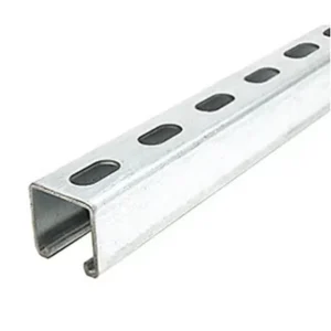 Steel Channel Solar Panel Mounting System Aluminum Magnesium Solar Rack Frame Slotted Steel C Channel Carport Ground Solar Panel