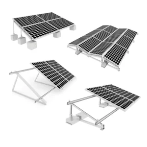 Steel Solar Mounting System Ground PV Racking Brackets