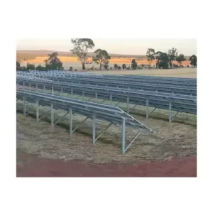 Steel Solar PV Ground Mount Bracket Installation System for Farm Use with Anti-Corrosion Features