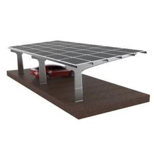 Steel and Aluminum Solar Car Parking Installation Racking Brackets Solar Parking System Mounting Carport Frame for Solar Panels