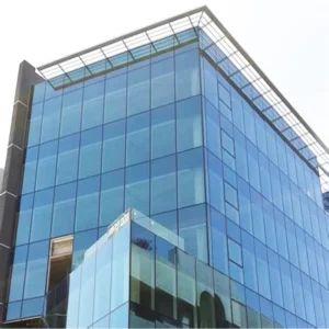 Structural Curtain Wall System Aluminum Profile Insulated Reflective Glass Curtain Wall