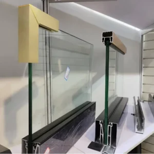 Sturdy Aluminum Alloy 1002 U Base Fixed U Channel Profile for Glass Railing System