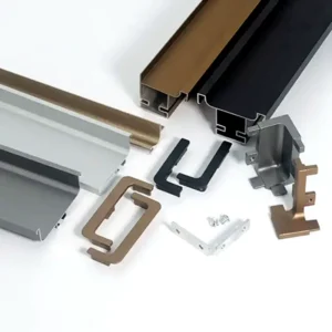 Supply Anodized Polish Kitchen Cabinet Aluminium Profile for Furniture