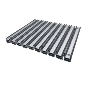 Surface Rubber Aluminum Entrance Mat for Business Aluminium Matting System Commercial Aluminum Mats for Hotel Shopping Mall