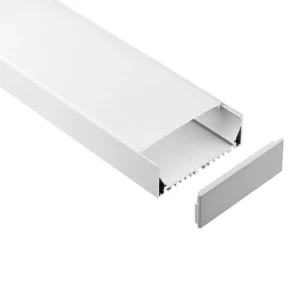Suspended Mounted Aluminum LED Profile Large Size for Home Decoration Hotel Restaurant 102*35mm