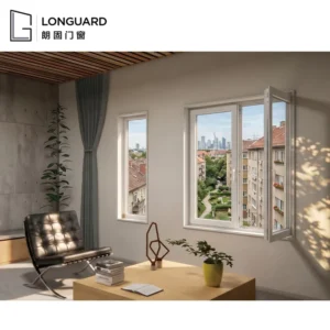 Swing Casement Window Aluminium Casement Windows Profile Double Glazing Tempered Glass Soundproof Design Aluminum Windows