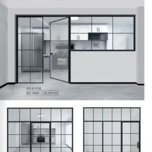 Temperature Proof Aluminum Glass Casement Doors Airtight Thermal Inner Partition Swing Door Durable Other Door
