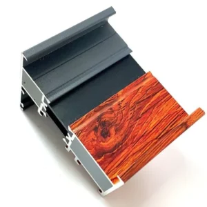 Thermal Break Aluminium Window Profile Anodized Extrusion Framed Sliding Glass Door Window Aluminium Profiles Welding 6000 Seri