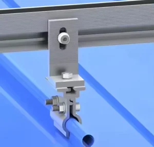Tin Roof Panel Mounting Structure Solar Accessories Mini Rail Solar Panel Roof Mounting Brackets