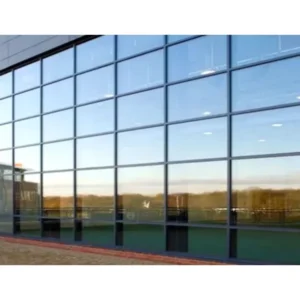 Tinted Glass Aluminium Curtain Wall Aluminum Profile Windows and Doors for Buildings Facade