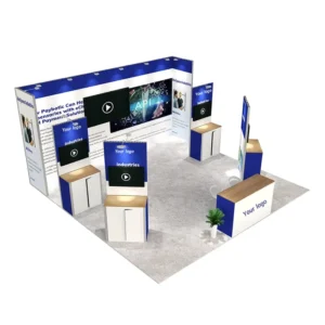 Trade Show Display Open Design Aluminum Profiles Museum Exhibit Modular Custom Exhibition Stands Display Trade Show Booth