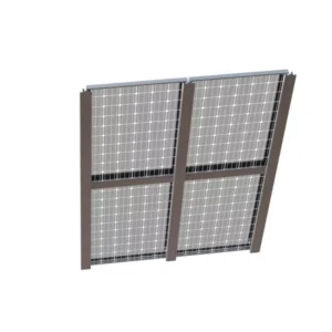 Transparent Waterproof Solar Mount Integrated Photovoltaic Solar Panel Framed Mounting Solar Structure Solar Bipv Bracket