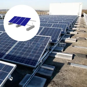Triangle Solar Flat Roof Structure Roof Mounting Flat Roof Solar Panel Ballast Mounting