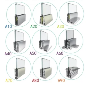 U Channel Aluminum Tempered Glass Safety Railing System Frameless Balustrade Villa Balcony Staircase Outdoor Commercial Use