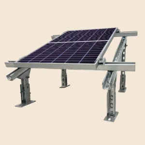 U Channel Steel Ground Solar Mounting System Corrosion Resistant Hot Dip Galvanized Surface 20 25 Year Service Life Quick