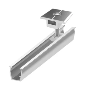UISOLAR Customized Aluminum Solar Brackets Solar Panel Mounting Solar Mini Rail Solar Mounting System