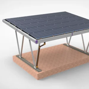 UISOLAR Customized Photovoltaic Racking Solution Aluminum Solar Carport System Waterproof N/W Carport for Parking