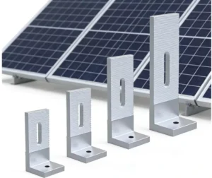 UISOLAR Metal Roof Solar Panel Mounting Aluminum L Feet Kit PV Mount Brackets