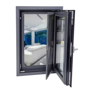 USA Standard NFRC Hurricane Impact Aluminum Glass Windows Energy Efficient Thermal Break Casement Window