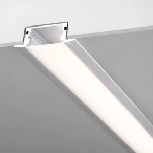 UV Resistance White Black PC Cover Aluminum Profile for Led Strips Extrusion Diffuser Led Strip Profile Channel for Ceilings