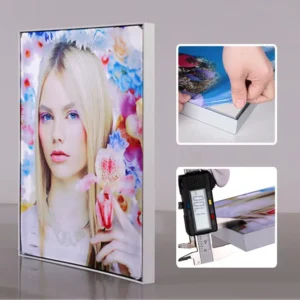 Ultra Thin 17mm SEG Light Box Frameless No Lighting Tension Fabric Display Wall Mounted Custom Size