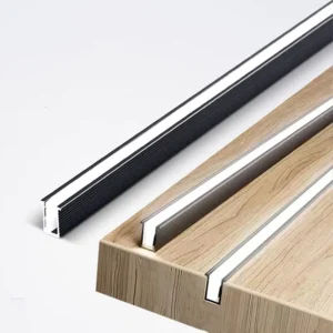 Ultra Thin LED Built in Under Cabinet Invisible Light Bar Wardrobe Bookcase Layer Shelf DC12V Aluminum Profile Hidden Lighting