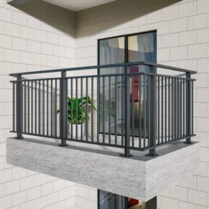 Ultra-slim Non-welding Aluminum Alloy Profile Balcony Railing Systems Staircase Handrail Railing System