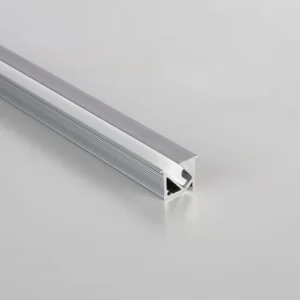 Under Cabinet Led Light Ultra thin Embedded 45 Degree Luminescence LED Light Strip Bar for Cupboard Showcase Wardrobe