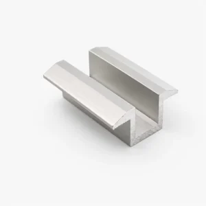 Universal Aluminum Alloy Mid Clamp for Solar Ground and Roof Mounting Systems Compatible with Various Frame Thicknesses