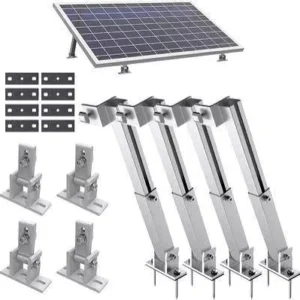 Universal Aluminum Solar Mounting Bracket Adjustable and Corrosion Resistant for Roof and Ground PV Systems