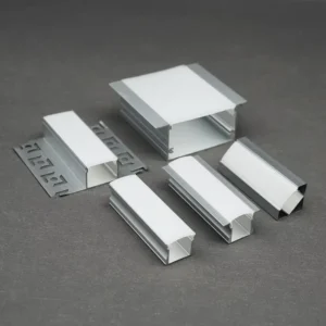 Universal LED Profile For Strip Light Premium Aluminum Housing With End Caps