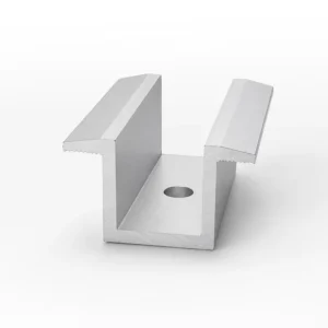 Universal Solar Mid Clamp with Anodized Surface High Corrosion Resistance 40m/s Wind Load for Solar Accessories