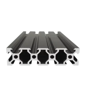 V Slot Black Aluminum Profile European Standard Extrusion for CNC Machine & Automation System
