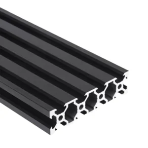 V Slot Industrial 6000 Series Aluminum Alloy Profile 4080 C Beam Extrusion with Black Anodized Finish Cutting Service