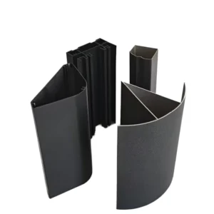 Various Shapes Curved Straight Designs Precision Fabricated Curtain Walls Fire Rated Aluminum Windows Profile