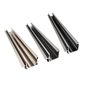 Wardrobe Cabinet Door Aluminum Glass Door Frame Profile Anodized Aluminum Profile for Cabinet Door