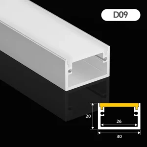 Waterproof Inground LED Aluminum Profile Channel for Outdoor Floor Lighting