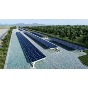 Waterproof Kit Brackets Aluminium Steel Structure Panel Frame Solar Carport Mounting System