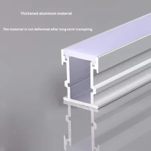 Waterproof Outdoor Aluminum Profile 6000 Series Walk On Ground Embedded Slot Curved Linear Light Underground Linear Light