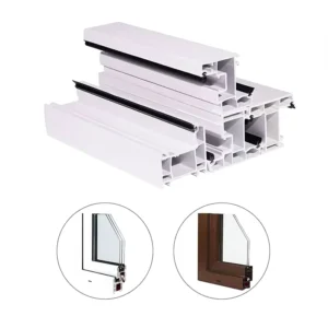 Window Plastic Upvc Windows and Doors Extrusion Frame Profiles White From China Profile Pvc Profile
