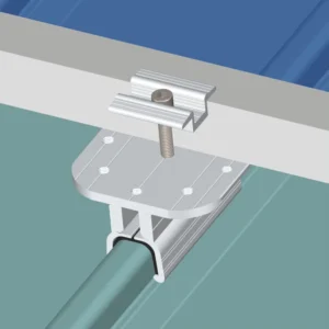 Xiamen Factory Solar Panel Mounting Brackets Roof Aluminum Clamp