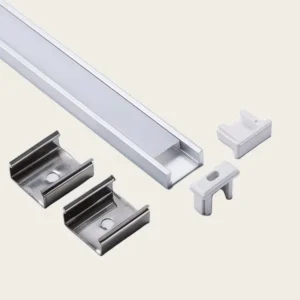 YPR1606 Modern Line LED Heatsink Aluminum Profile with Anodized Finish Easy Installation for Indoor LED Strip Bars