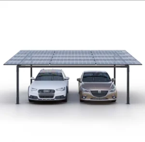 Zn Al Mg Galvanize Steel Framed Solar Carpot For Solar Panel Installation