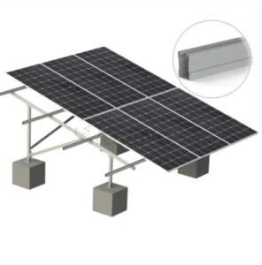 Zn Aluminum Magnesium Steel PV Support Structures Solar Panel Frame