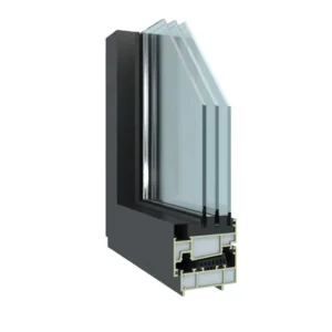 casement window Double Glazed Polyurethane Profile Thermal Insulation Window heat soaked thermally tempered glass HST