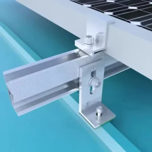l Foot Solar Mounting Bracket Aluminum Pv Railing for 480w Solar Panel Metal Tin Roof