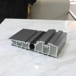 qingdao aluminum profile for windows and doors antracid color folding door aluminum profile